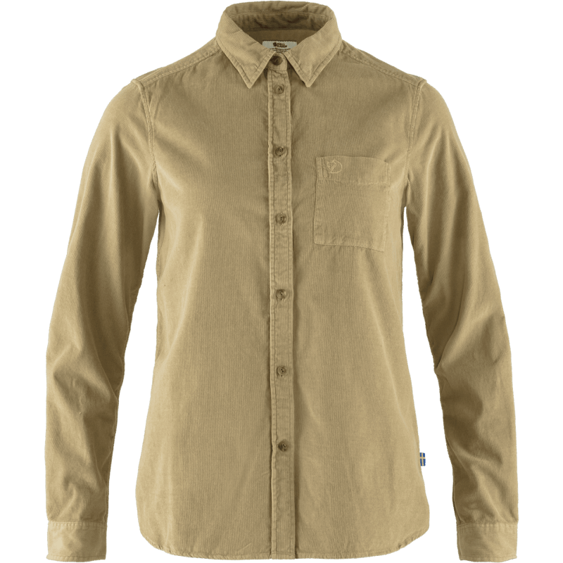 Hot New - Fjällräven Sand Övik Cord Shirt W