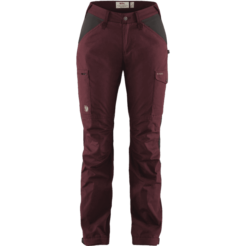 Kaipak Trousers Curved W - D Garnet D Grey Dark Garnet/Dark Grey Hot New - Fjällräven