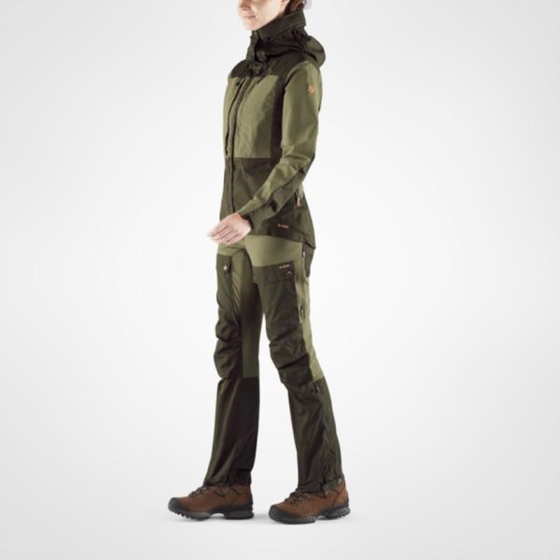 Clay Blue-Mineral Blue Hot New - Fjällräven Keb Trousers W Short - Clay Blue Mineral Blue
