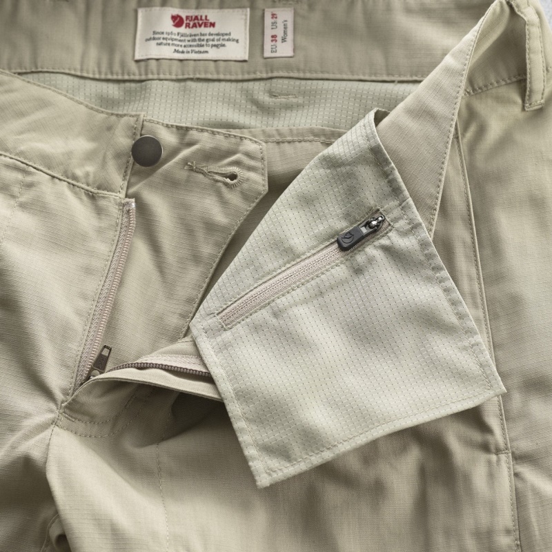 Abisko Shade Trousers W - Limestone Hot New - Fjällräven Limestone