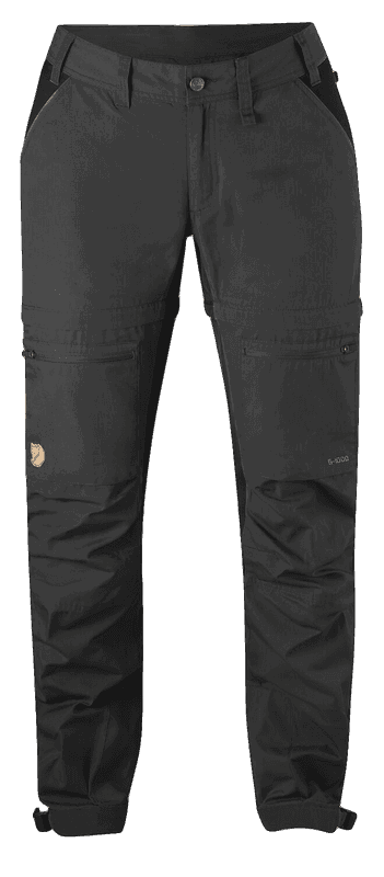 Abisko Lite Trek Zip-Off W Dark Grey/Black Hot New - Fjällräven