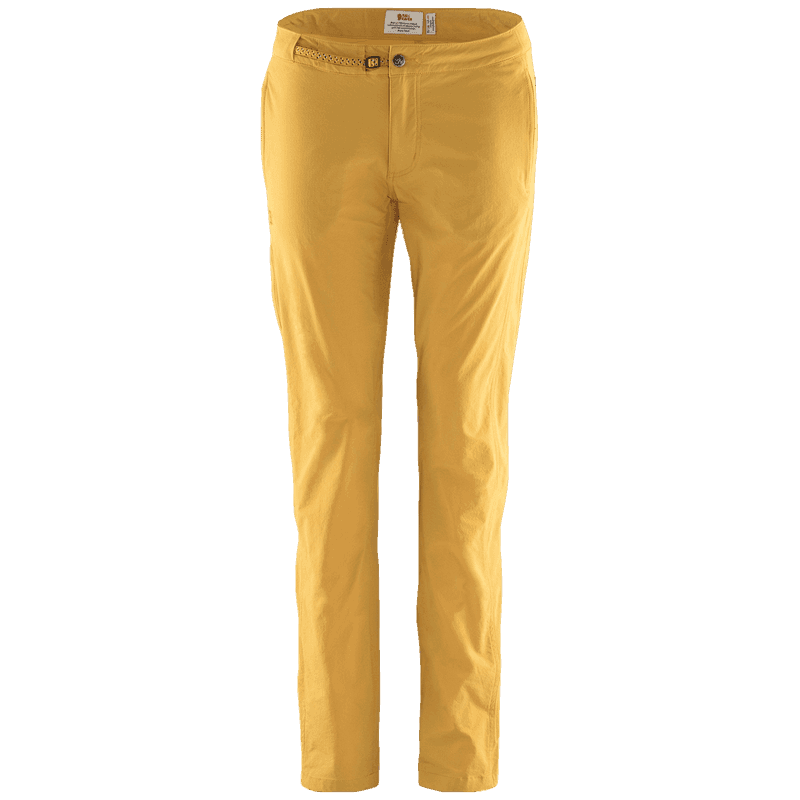High Coast Trail Trousers W Ochre Hot New - Fjällräven
