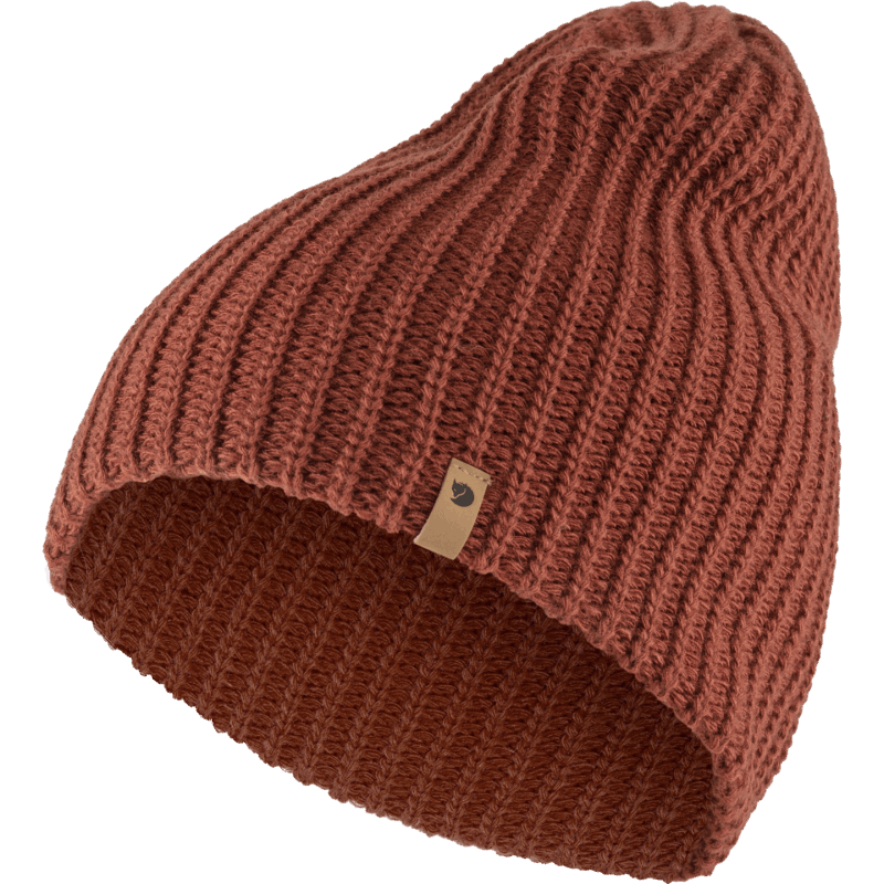Terracotta Pink Hot New - Fjällräven Övik Melange Beanie - Terracotta Pink