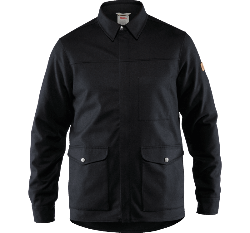 Greenland Re-Wool Shirt Jacket M Black Hot New - Fjällräven