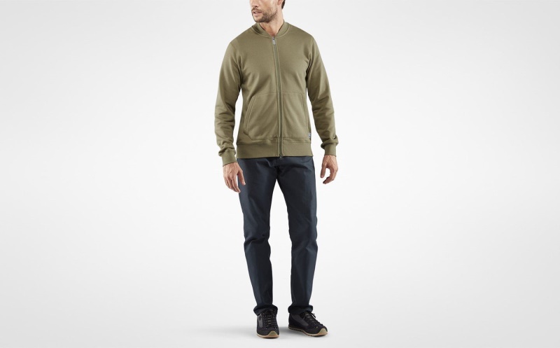 Greenland Zip Cardigan M Hot New - Fjällräven Green