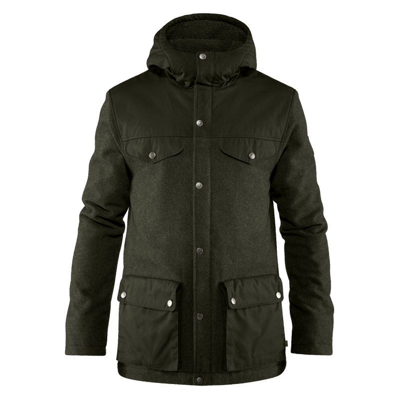 Deep Forest Hot New - Fjällräven Greenland Re-Wool Jacket M - Deep Forest
