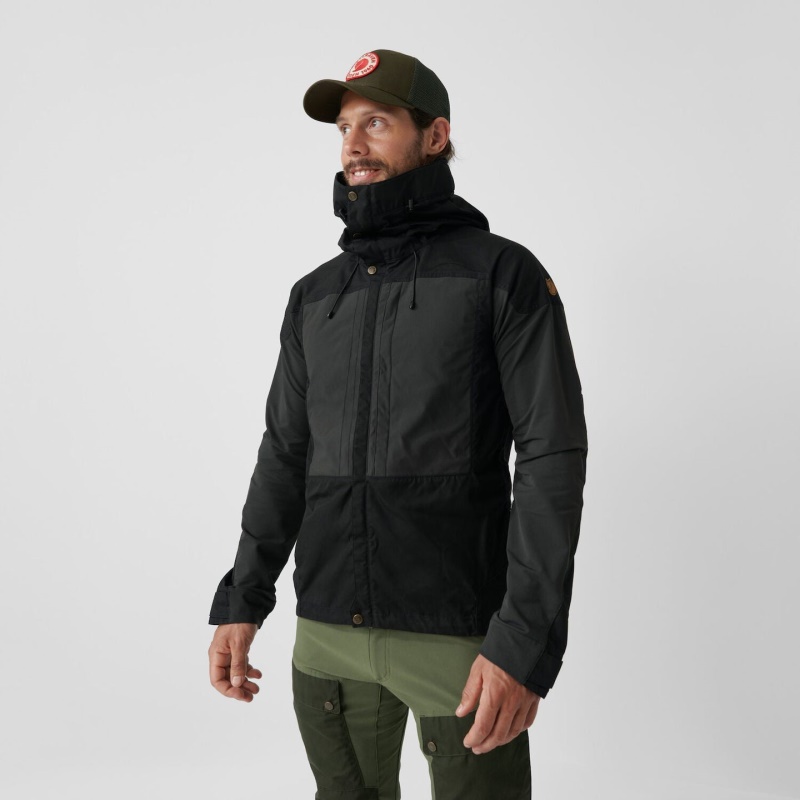 Hot New - Fjällräven Black Camo/Black Keb Jacket M - Various Colours