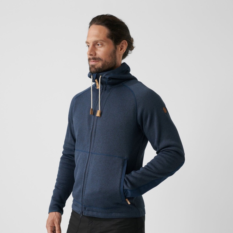 Deep Forest Hot New - Fjällräven Övik Fleece Hoodie M - Deep Forest