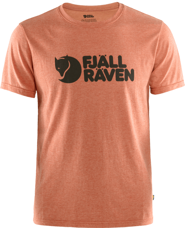 Rowan Red Hot New - Fjällräven Logo T-Shirt M - Rowan Red-Melange