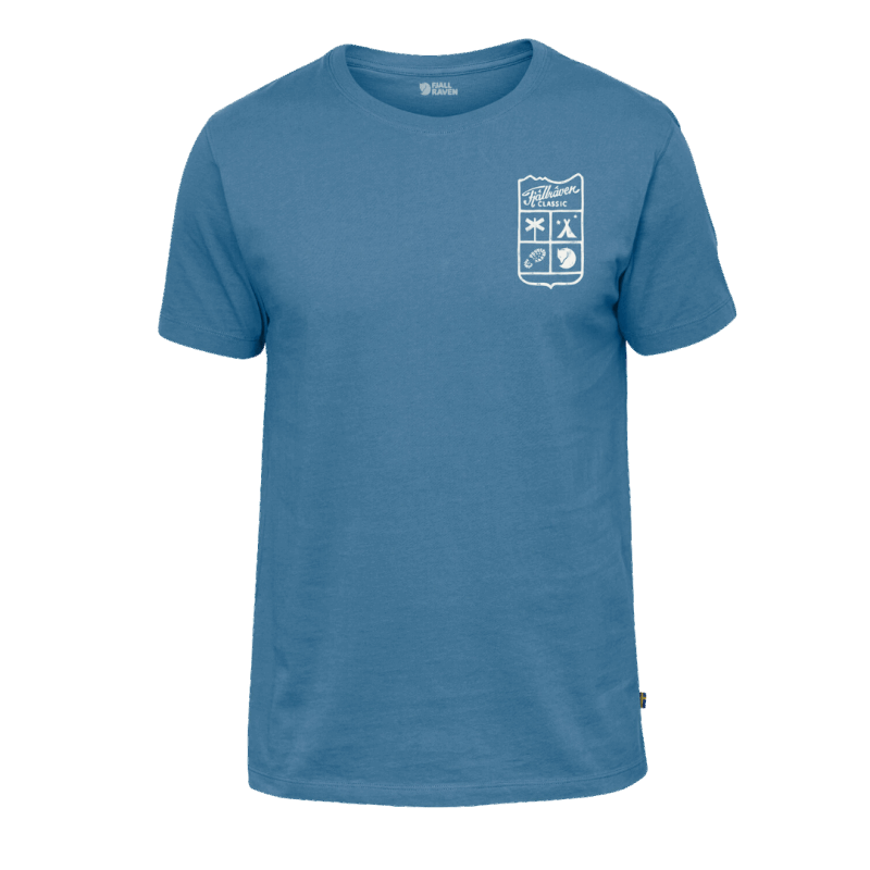 Azure Blue Hot New - Fjällräven Classic T-Shirt M