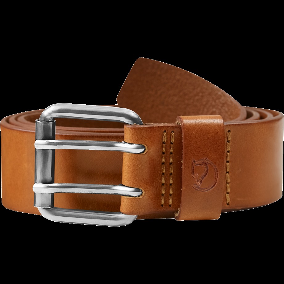 Leather Cognac Singi Two-Pin Belt Hot New - Fjällräven