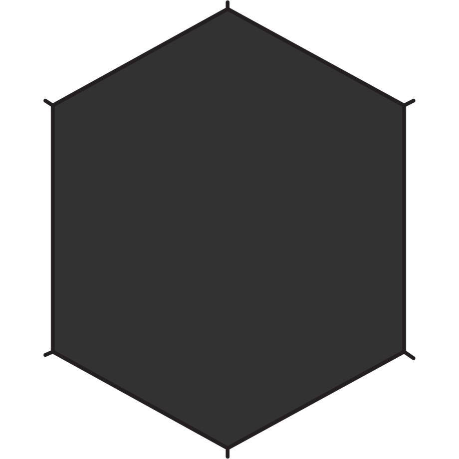 Dome 3 Footprint Black Hot New - Fjällräven