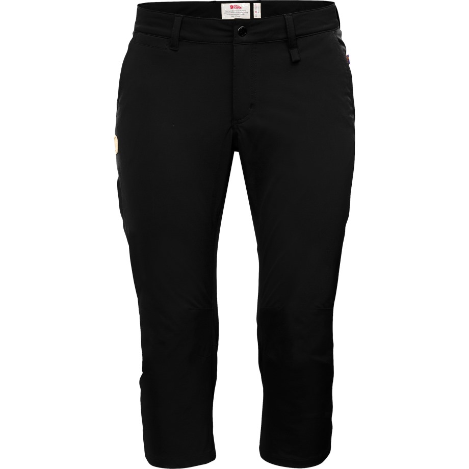 Black Hot New - Fjällräven Abisko Capri Trousers W