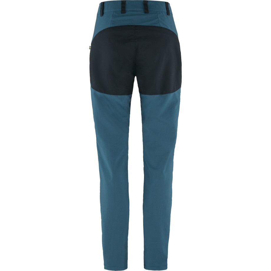 Hot New - Fjällräven Indigo Blue-Dark Navy Abisko Midsummer Trousers W Short
