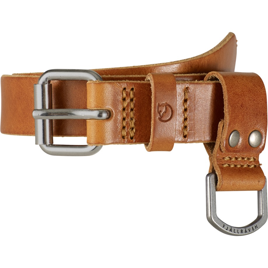 Kids Singi Belt Hot New - Fjällräven Leather Cognac