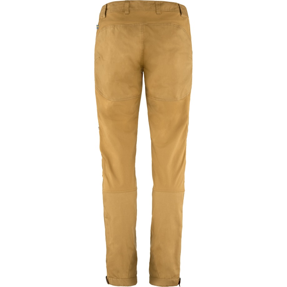 Abisko Lite Trekking Trousers W Short Hot New - Fjällräven Buckwheat Brown