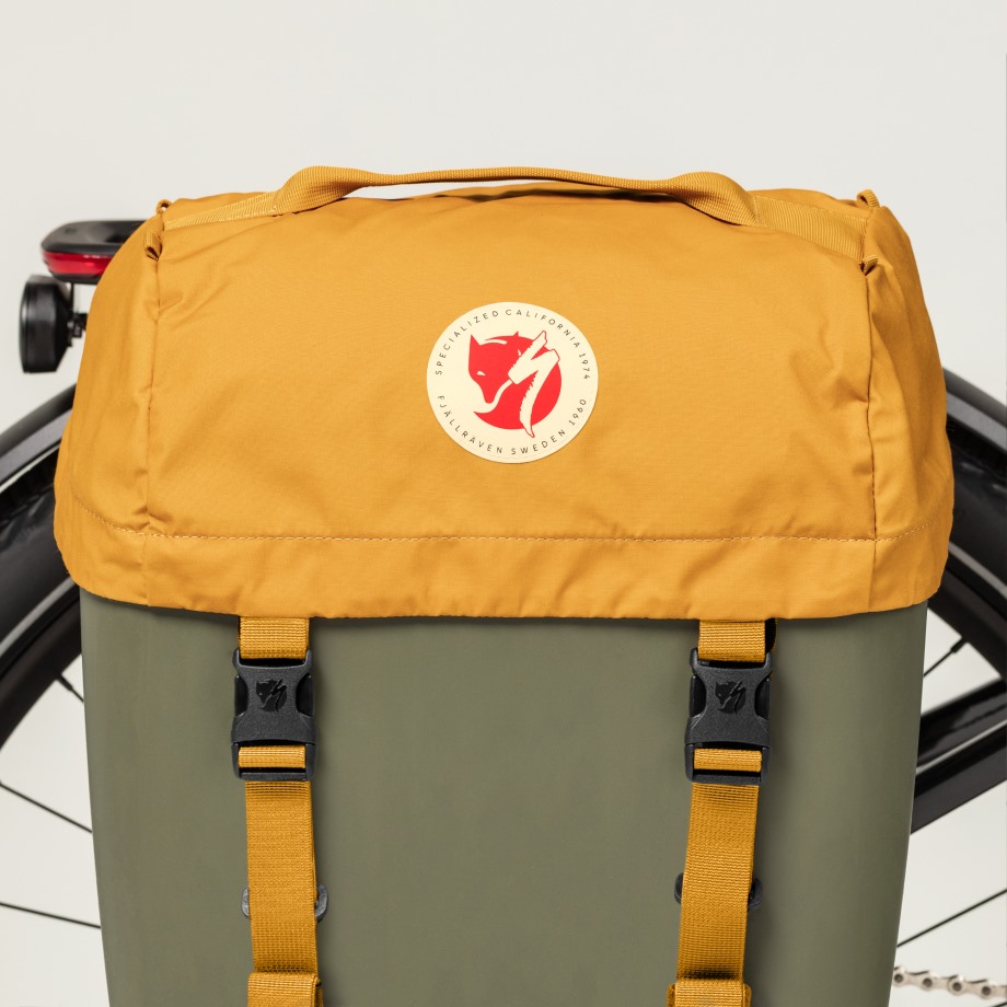 S/F Cave Lid Pack Ochre Hot New - Fjällräven Brand