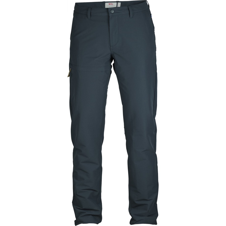 Hot New - Fjällräven Dark Navy Travellers Trousers W