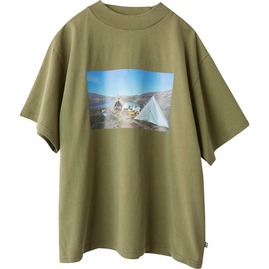 Hot New - Fjällräven Green Rv Print A/F