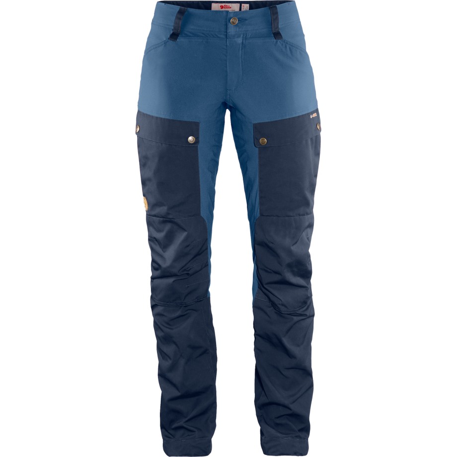 Keb Trousers Curved W Reg Dark Navy-Uncle Blue Hot New - Fjällräven