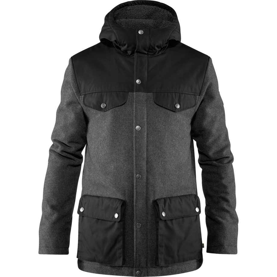 Greenland Re-Wool Jacket M Grey Hot New - Fjällräven Brand