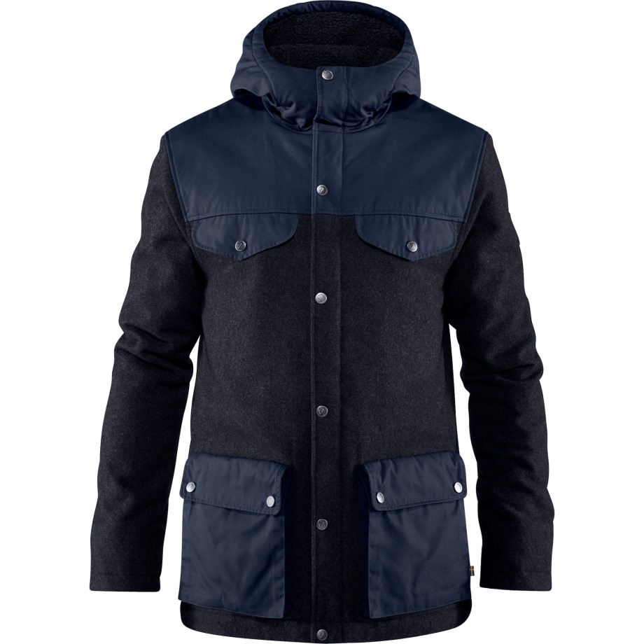 Greenland Re-Wool Jacket M Hot New - Fjällräven Night Sky