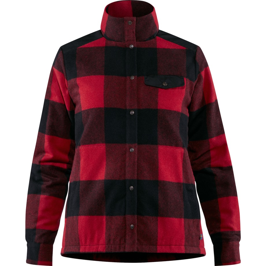 Hot New - Fjällräven Canada Wool Padded Jacket W Red