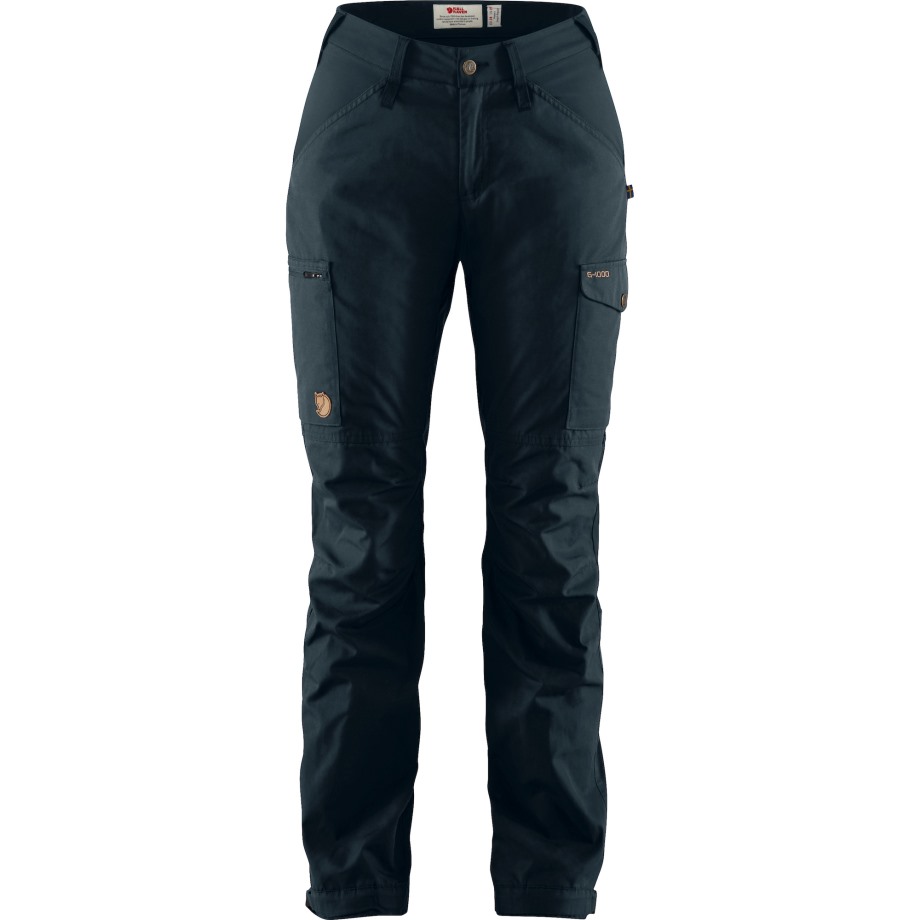 Kaipak Trousers Curved W Hot New - Fjällräven Dark Navy