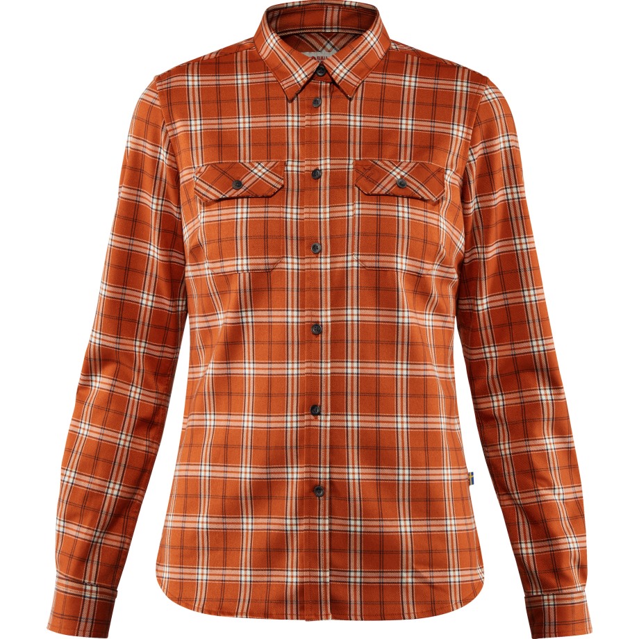 Fjällglim Stretch Shirt Ls W Autumn Leaf Hot New - Fjällräven