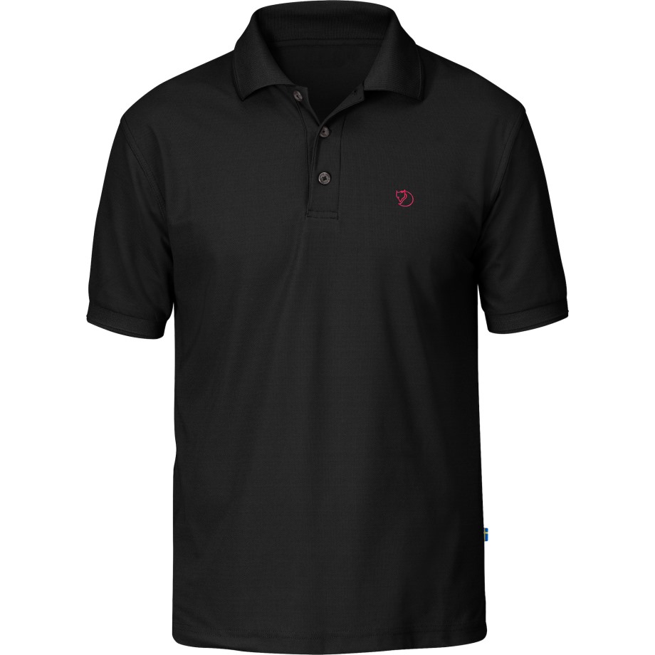 Crowley Pique Shirt M Hot New - Fjällräven Black
