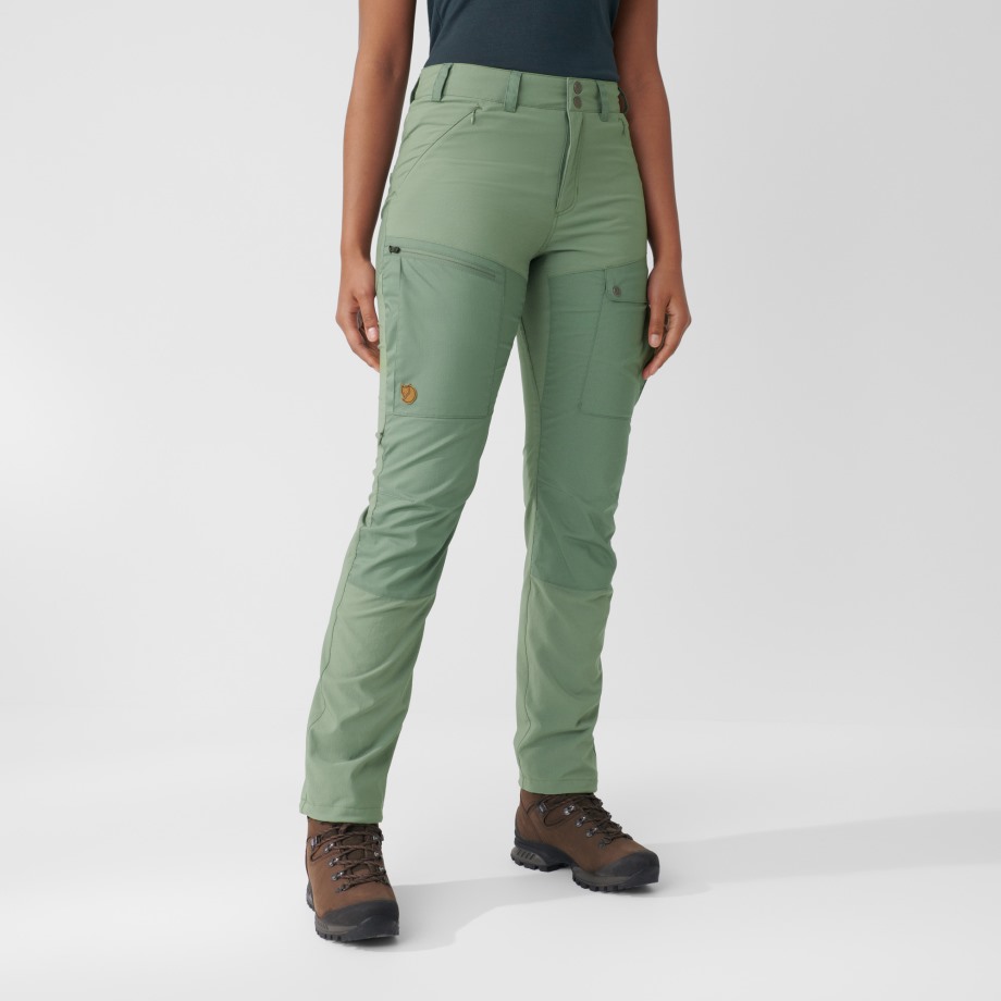 Abisko Midsummer Trousers W Short Hot New - Fjällräven Mineral Blue-Clay Blue
