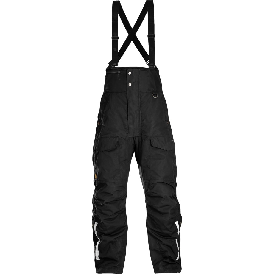 Black Polar Bib Trousers M Hot New - Fjällräven