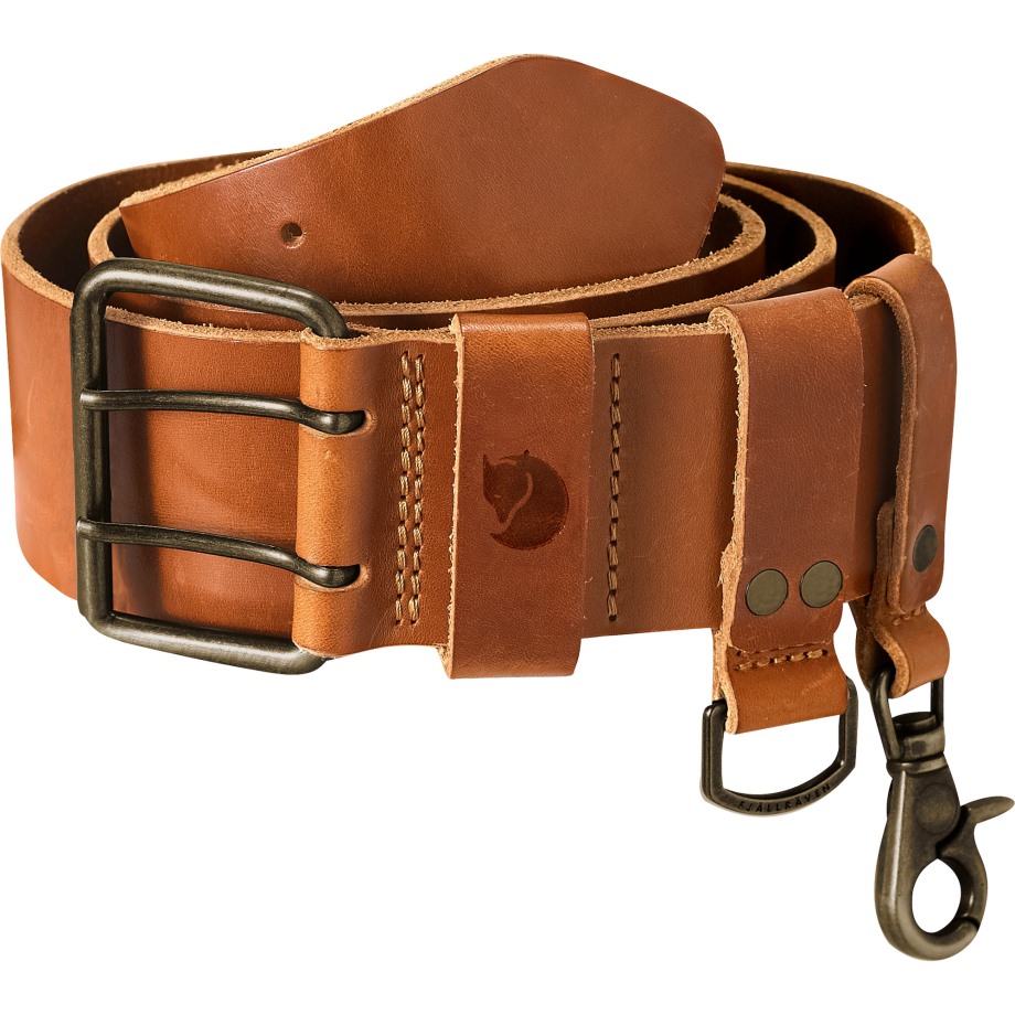 Equipment Belt Leather Cognac Hot New - Fjällräven