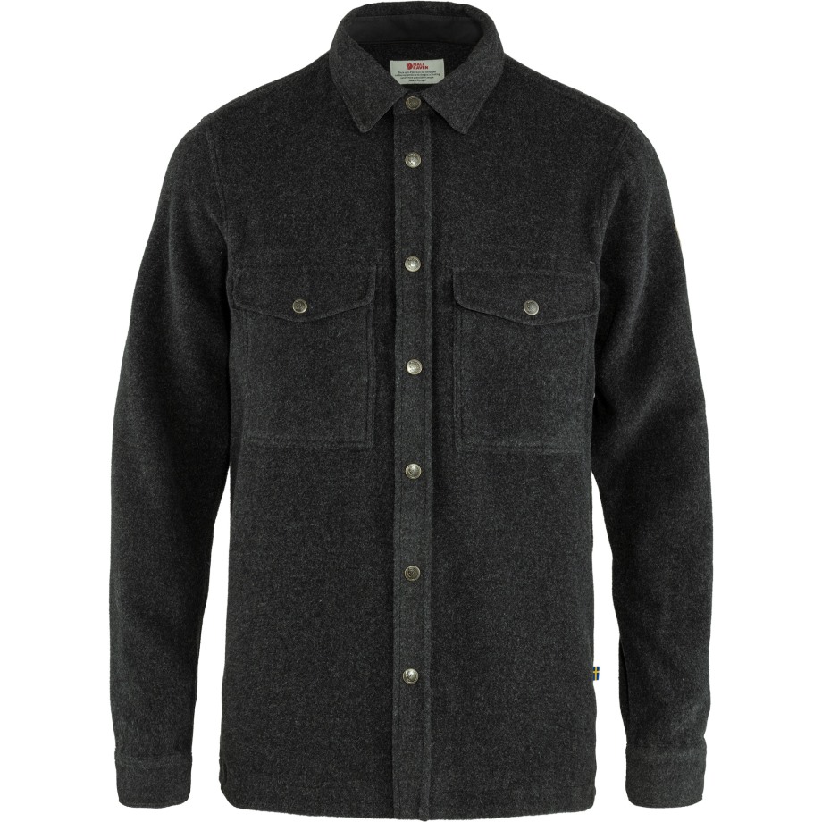 Dark Grey Canada Shirt Solid M Hot New - Fjällräven