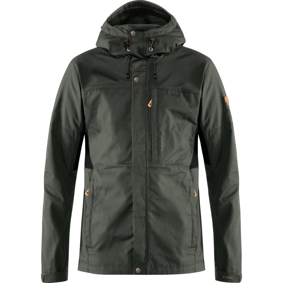 Hot New - Fjällräven Dark Grey-Black Kaipak Jacket M