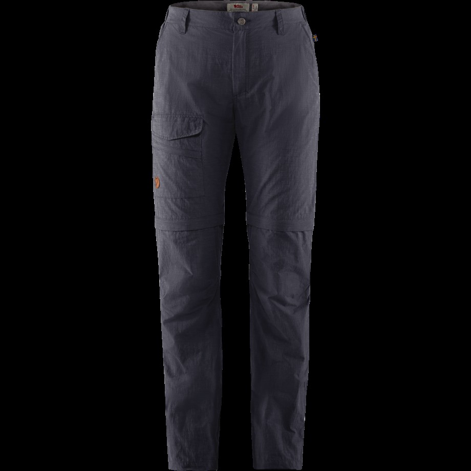 Hot New - Fjällräven Dark Navy Travellers Mt Zip-Off Trousers W