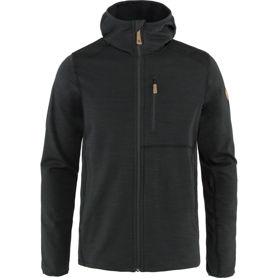 Hot New - Fjällräven Keb Fleece Hoodie M Dark Grey-Black