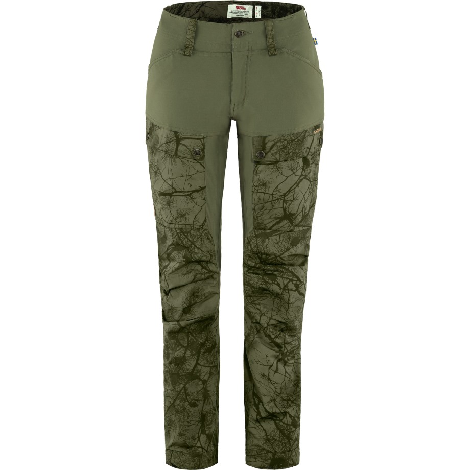 Hot New - Fjällräven Green Camo-Laurel Green Keb Trousers Curved W Reg