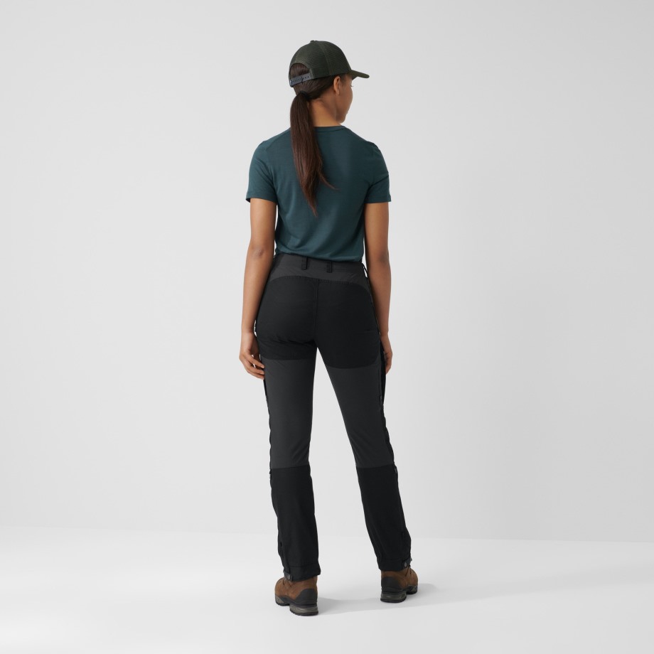 Keb Trousers W Short Hot New - Fjällräven Deep Forest-Laurel Green