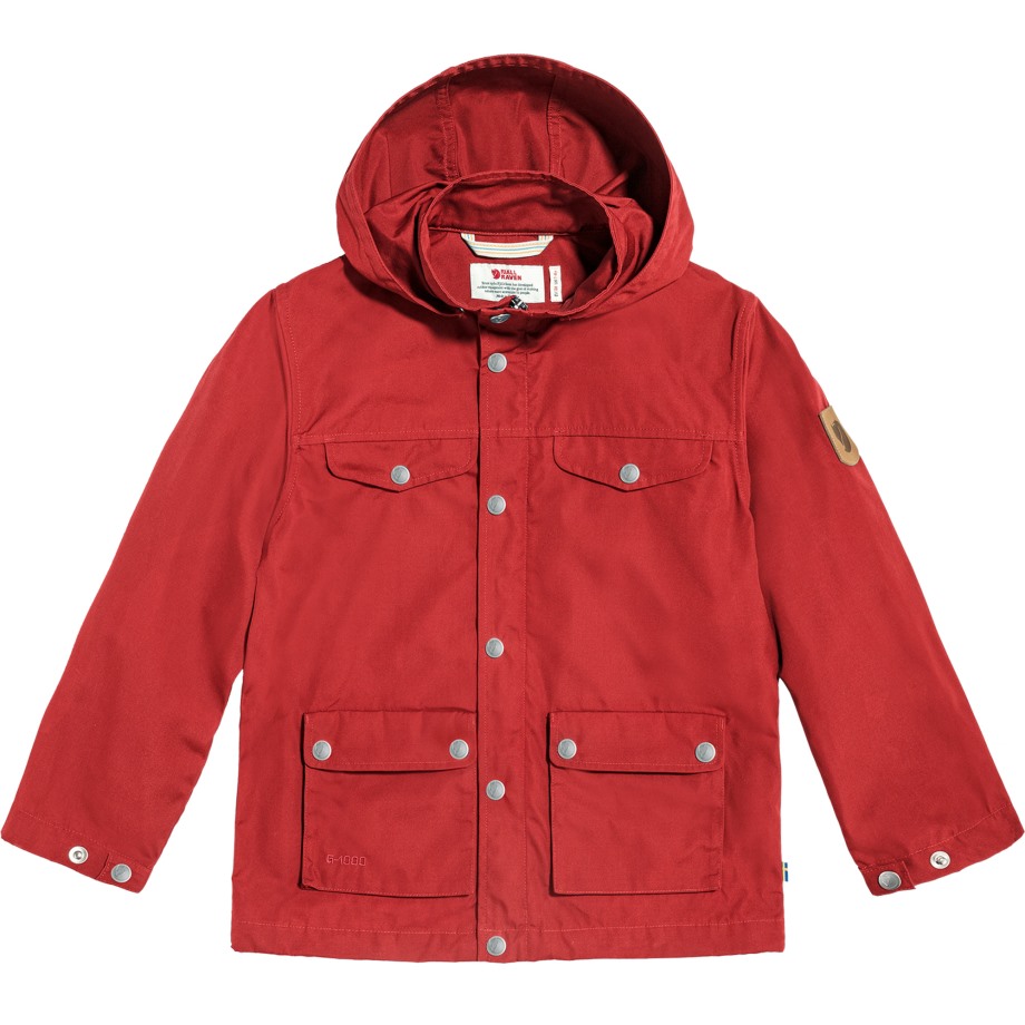 Kids Greenland Jacket Hot New - Fjällräven Lava