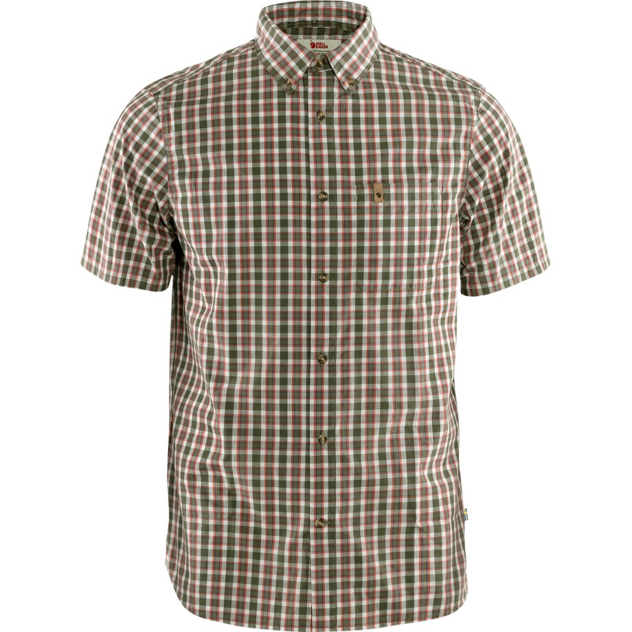 Övik Shirt Ss M Laurel Green Hot New - Fjällräven