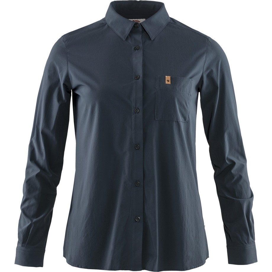 Navy Hot New - Fjällräven Övik Lite Shirt Ls W