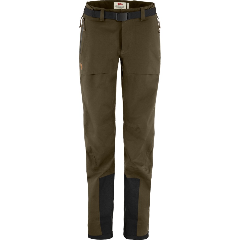 Keb Eco-Shell Trousers W Hot New - Fjällräven Dark Olive