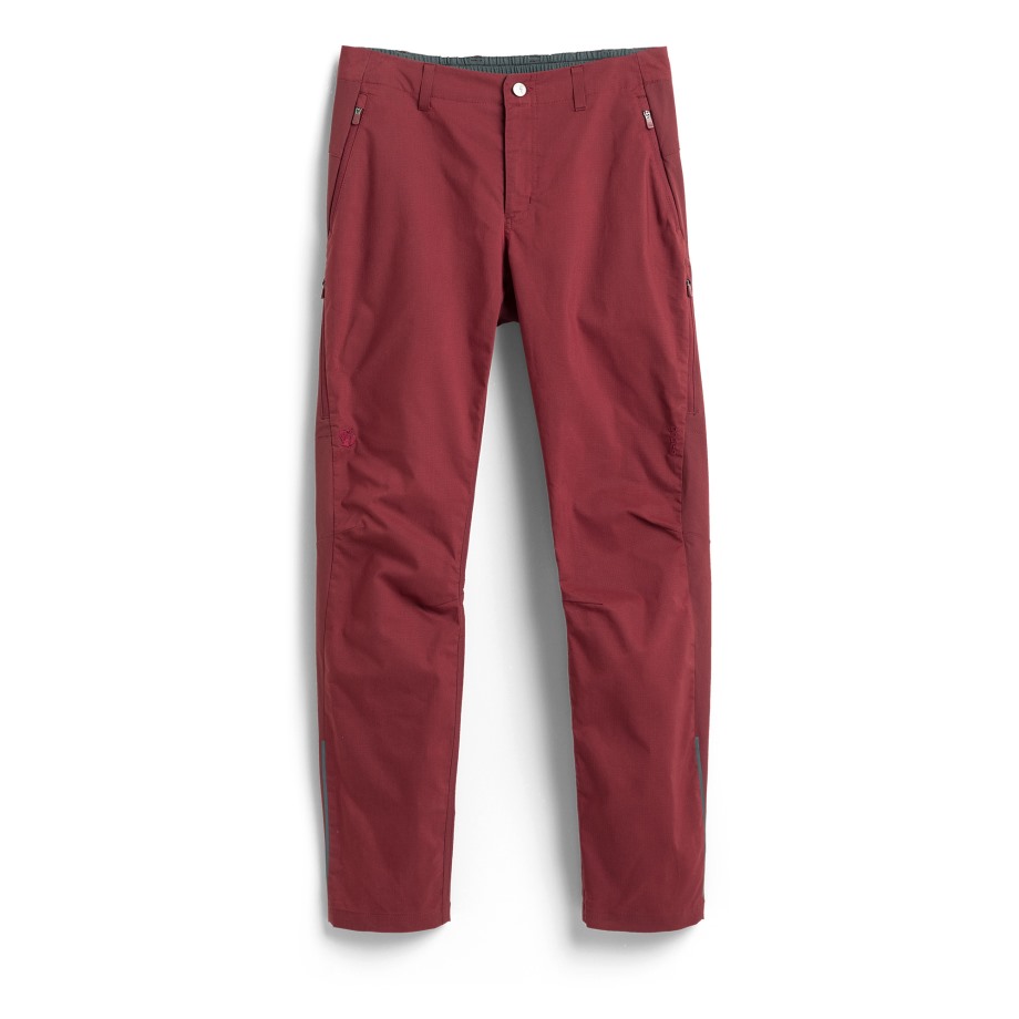 S/F Rider'S Hybrid Trousers W Bordeaux Red Hot New - Fjällräven