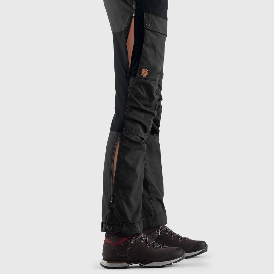 Hot New - Fjällräven Keb Trousers Curved W Short Basalt