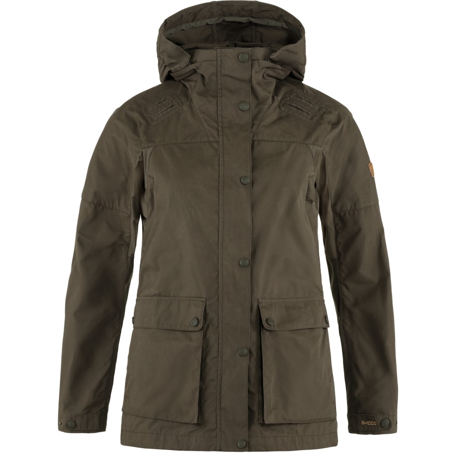 Forest Hybrid Jacket W Hot New - Fjällräven Dark Olive