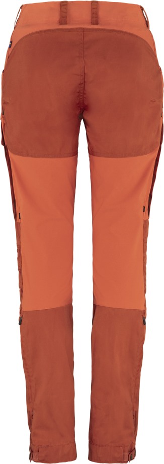 Keb Trousers Curved W Short Hot New - Fjällräven Cabin Red-Rowan Red