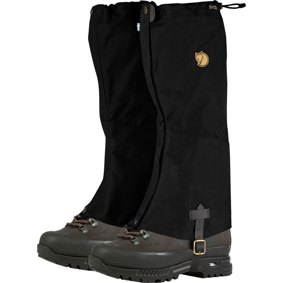 Black Singi Gaiters Hot New - Fjällräven