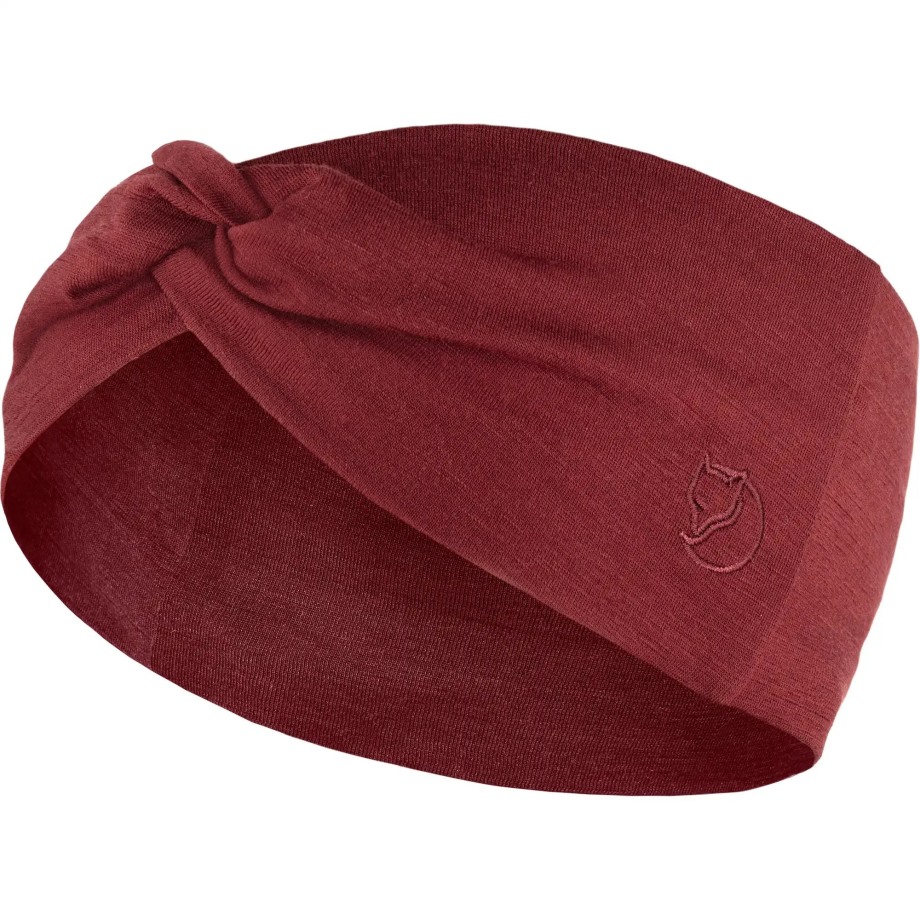 Abisko Wool Headband Pomegranate Red Hot New - Fjällräven