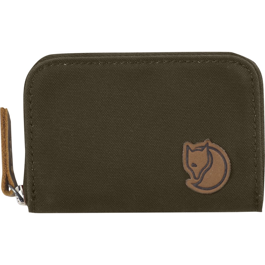 Hot New - Fjällräven Zip Card Holder Dark Olive